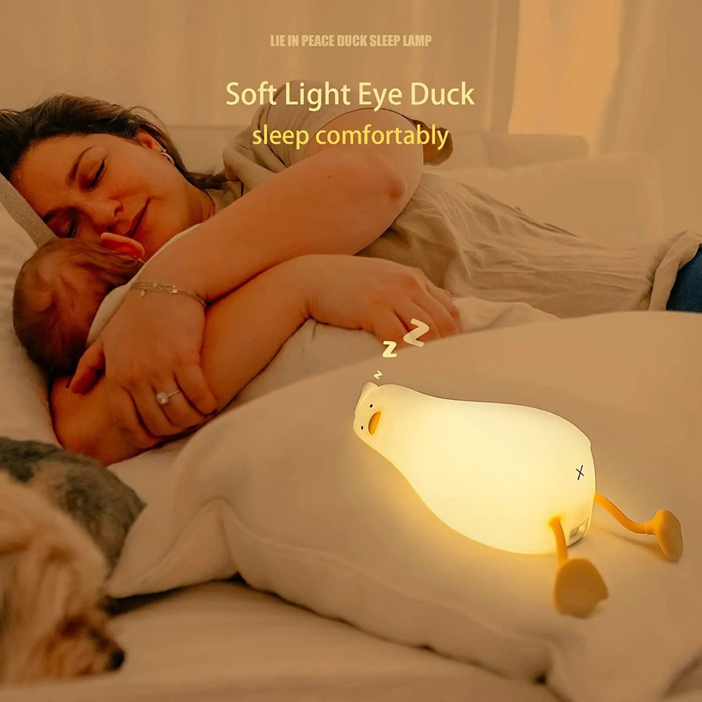 LED Lying Flat Duck Night Light
