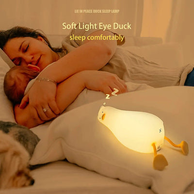 LED Lying Flat Duck Night Light